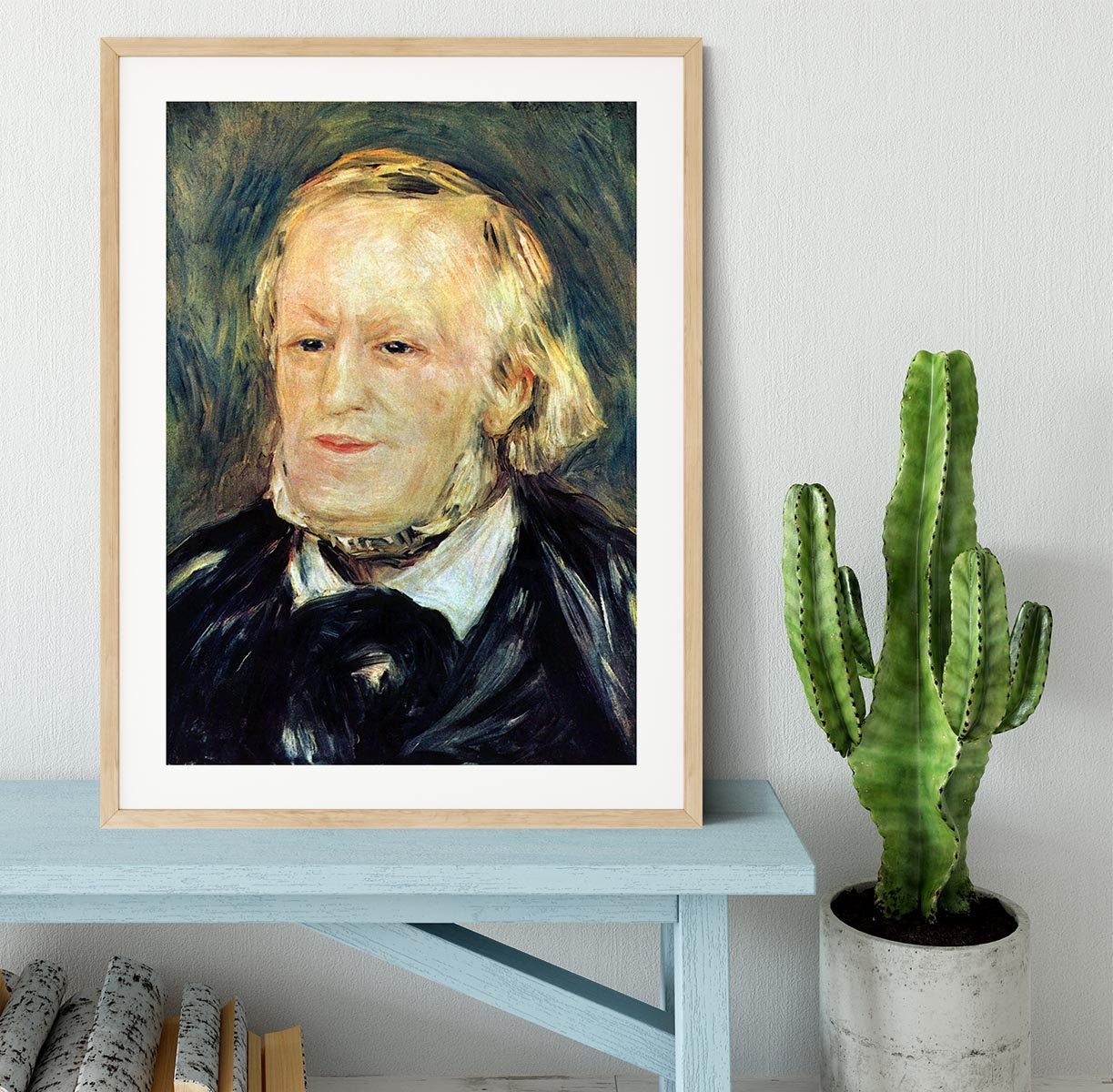 Portrait of Richard Wagner by Renoir Framed Print - Canvas Art Rocks - 3