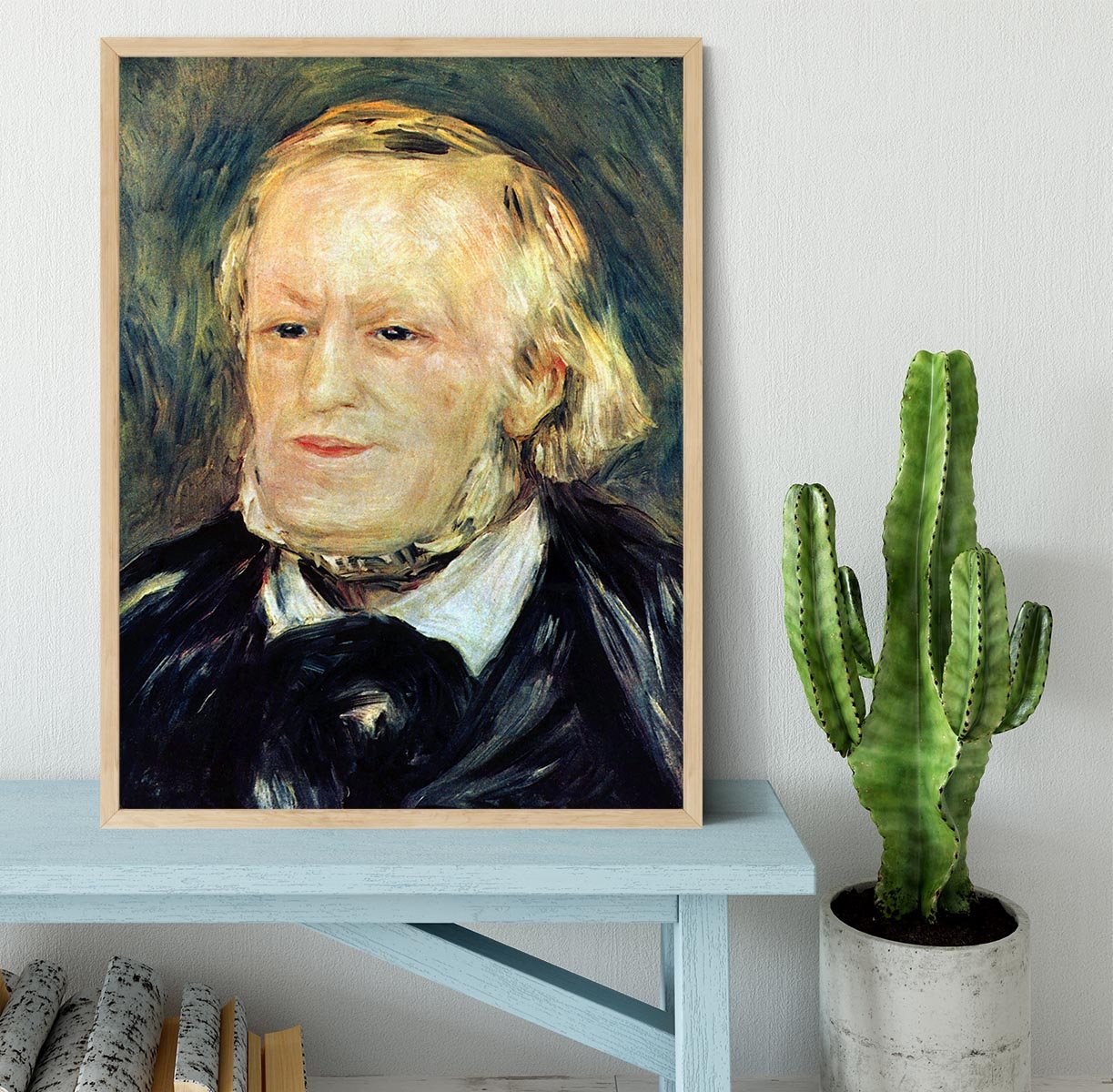 Portrait of Richard Wagner by Renoir Framed Print - Canvas Art Rocks - 4