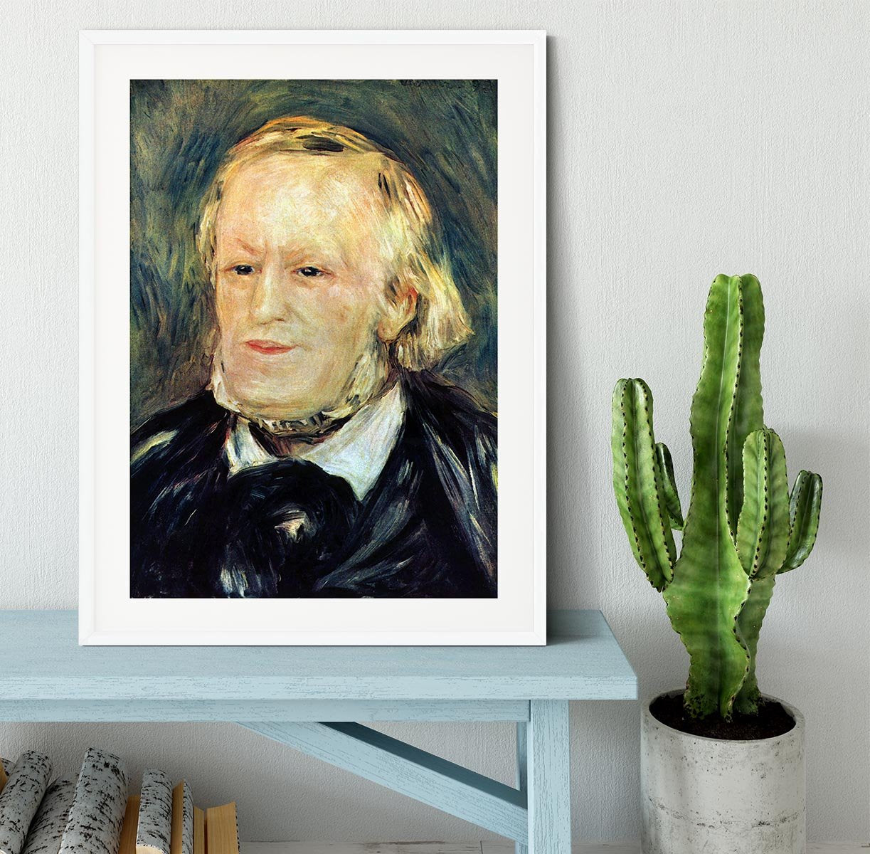 Portrait of Richard Wagner by Renoir Framed Print - Canvas Art Rocks - 5