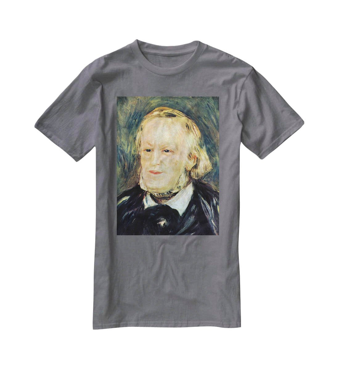 Portrait of Richard Wagner by Renoir T-Shirt - Canvas Art Rocks - 3