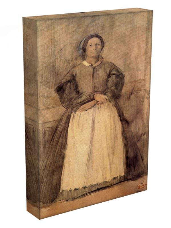 Portrait of Rosa Adelaida Morbilli by Degas Canvas Print or Poster - Canvas Art Rocks - 3