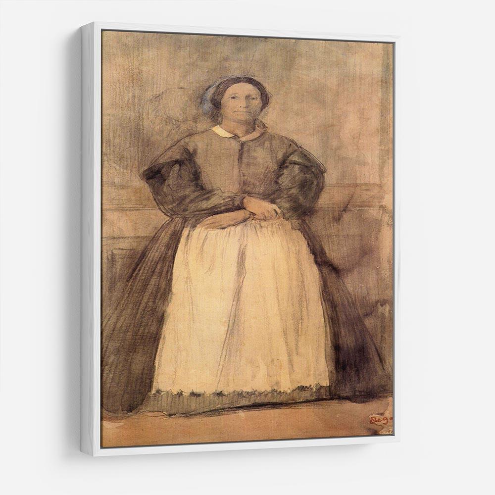 Portrait of Rosa Adelaida Morbilli by Degas HD Metal Print - Canvas Art Rocks - 7