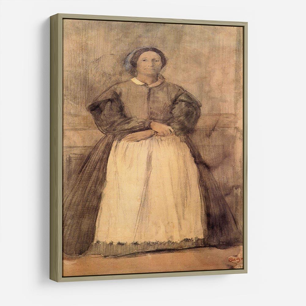 Portrait of Rosa Adelaida Morbilli by Degas HD Metal Print - Canvas Art Rocks - 8