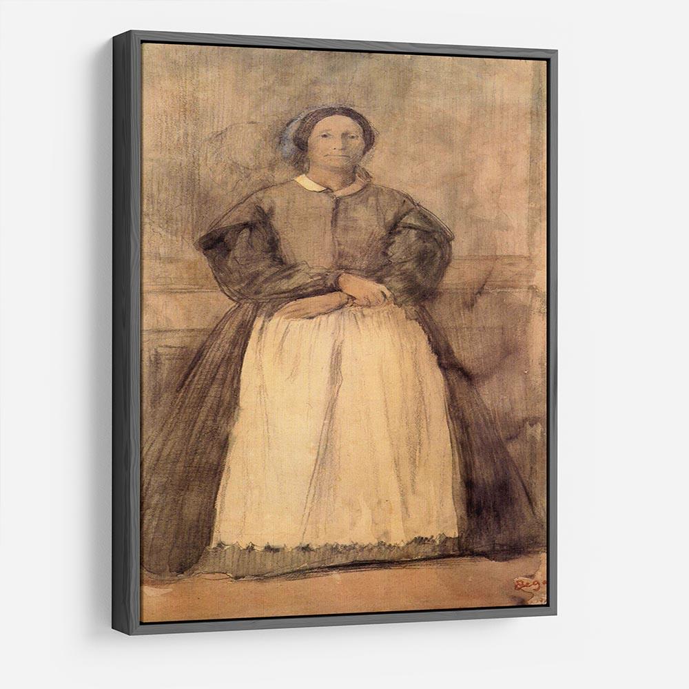 Portrait of Rosa Adelaida Morbilli by Degas HD Metal Print - Canvas Art Rocks - 9