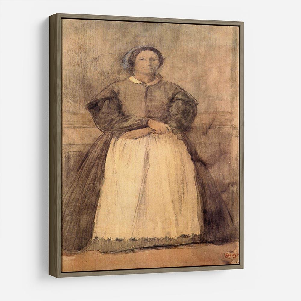 Portrait of Rosa Adelaida Morbilli by Degas HD Metal Print - Canvas Art Rocks - 10