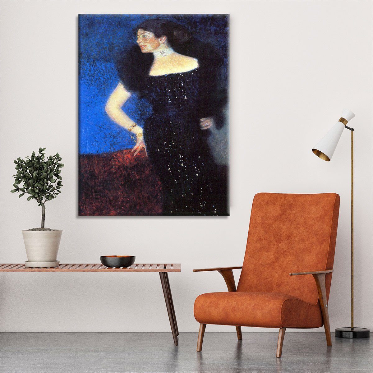 Portrait of Rose von Rosthorn Friedmann by Klimt Canvas Print or Poster