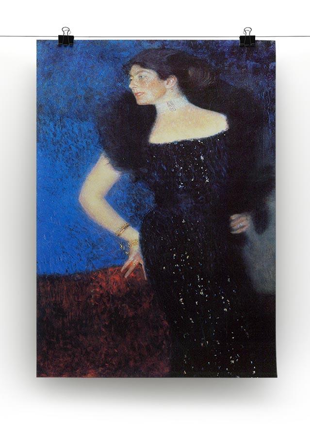 Portrait of Rose von Rosthorn Friedmann by Klimt Canvas Print or Poster - Canvas Art Rocks - 2