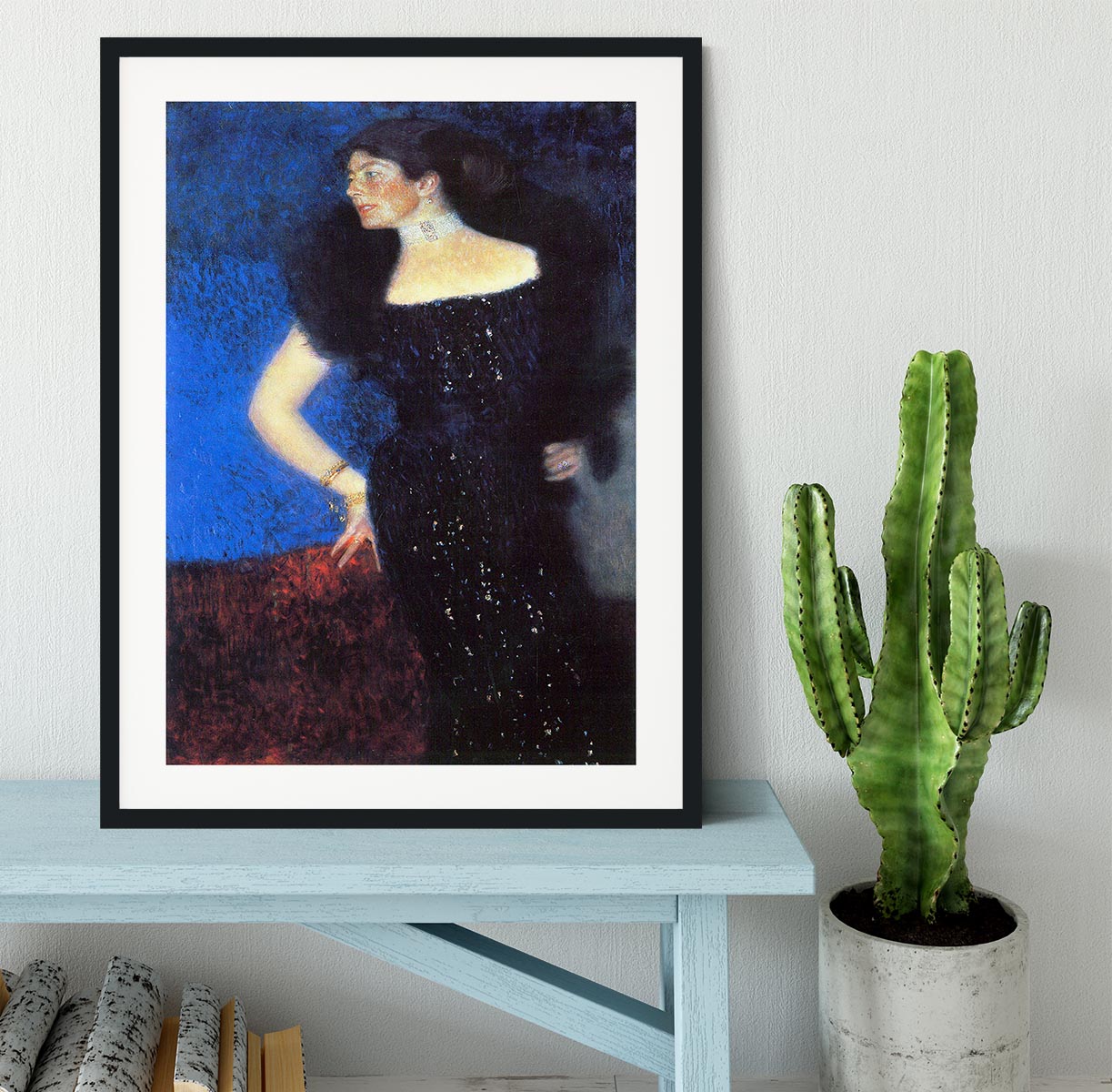 Portrait of Rose von Rosthorn Friedmann by Klimt Framed Print - Canvas Art Rocks - 1
