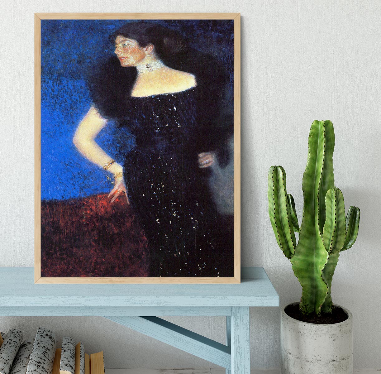 Portrait of Rose von Rosthorn Friedmann by Klimt Framed Print - Canvas Art Rocks - 4