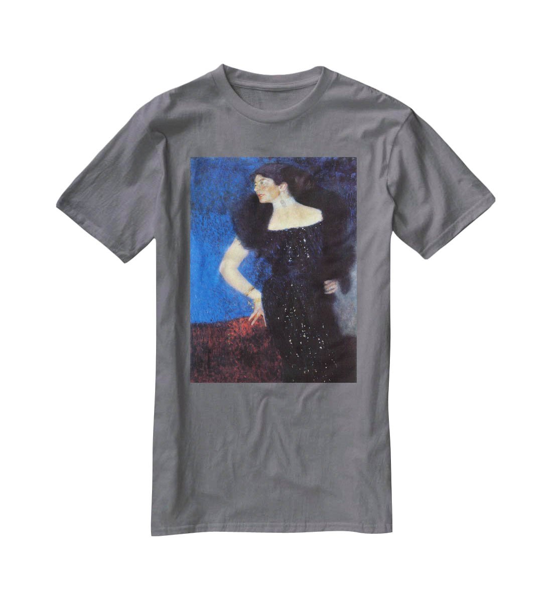 Portrait of Rose von Rosthorn Friedmann by Klimt T-Shirt - Canvas Art Rocks - 3