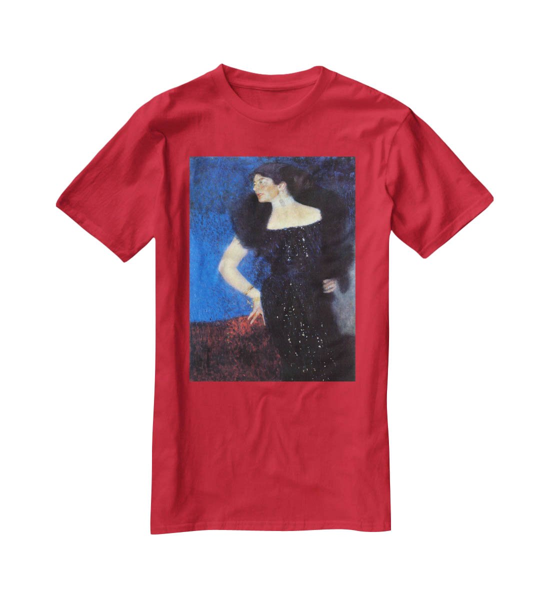 Portrait of Rose von Rosthorn Friedmann by Klimt T-Shirt - Canvas Art Rocks - 4
