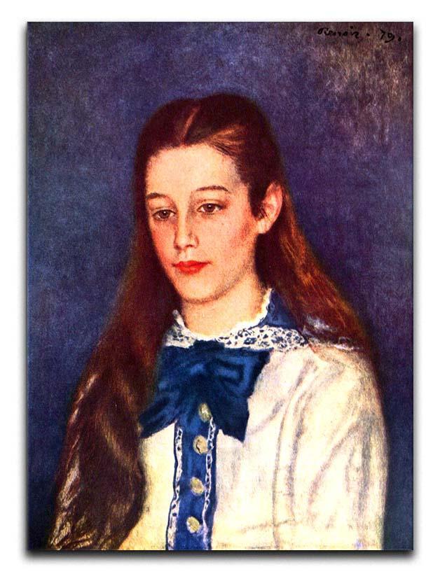 Portrait of Therese Berard by Renoir Canvas Print or Poster  - Canvas Art Rocks - 1