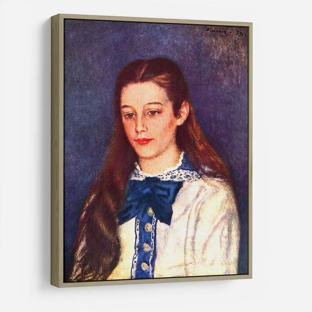 Portrait of Therese Berard by Renoir HD Metal Print