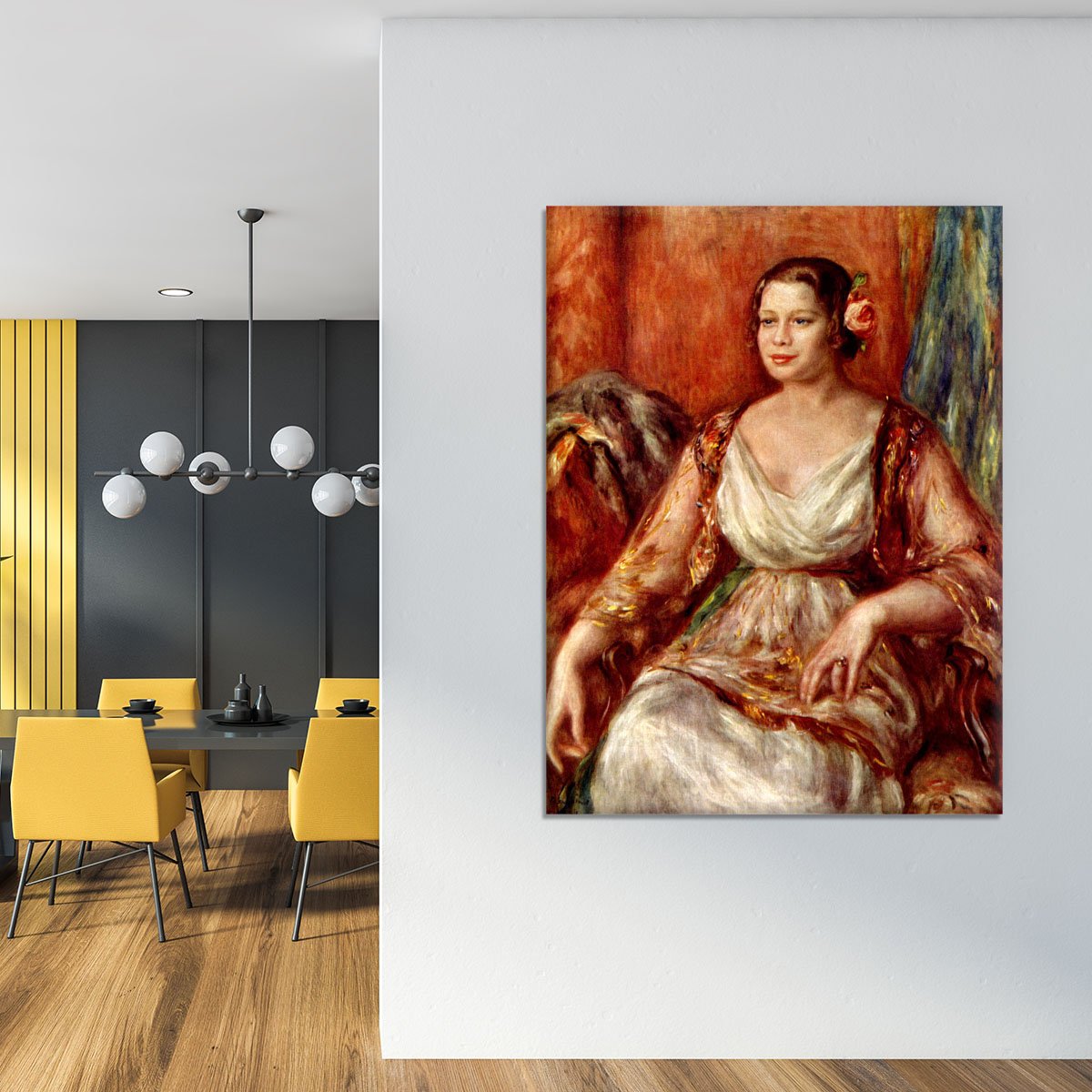 Portrait of Tilla Durieux by Renoir Canvas Print or Poster