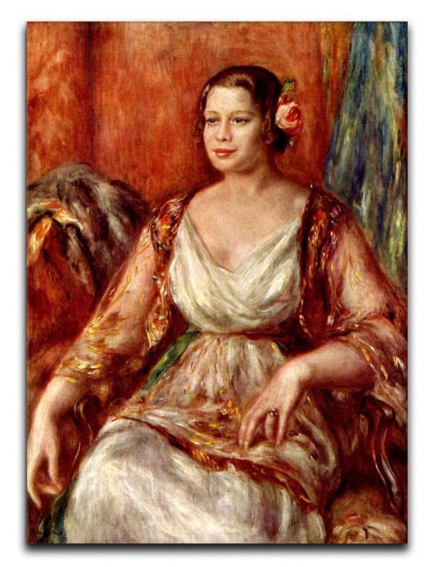 Portrait of Tilla Durieux by Renoir Canvas Print or Poster  - Canvas Art Rocks - 1