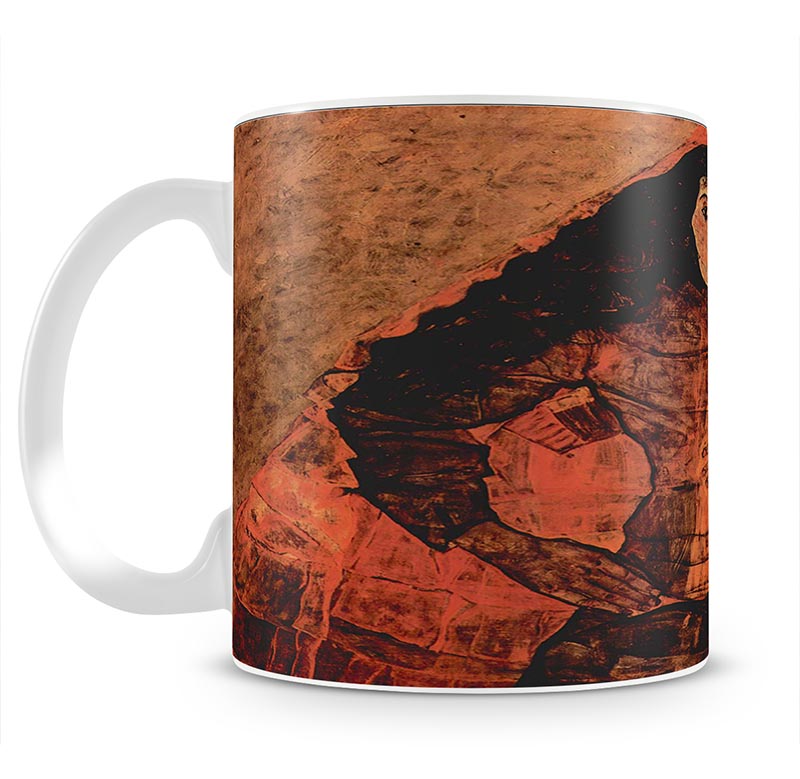 Portrait of Trude Engel by Egon Schiele Mug - Canvas Art Rocks - 1