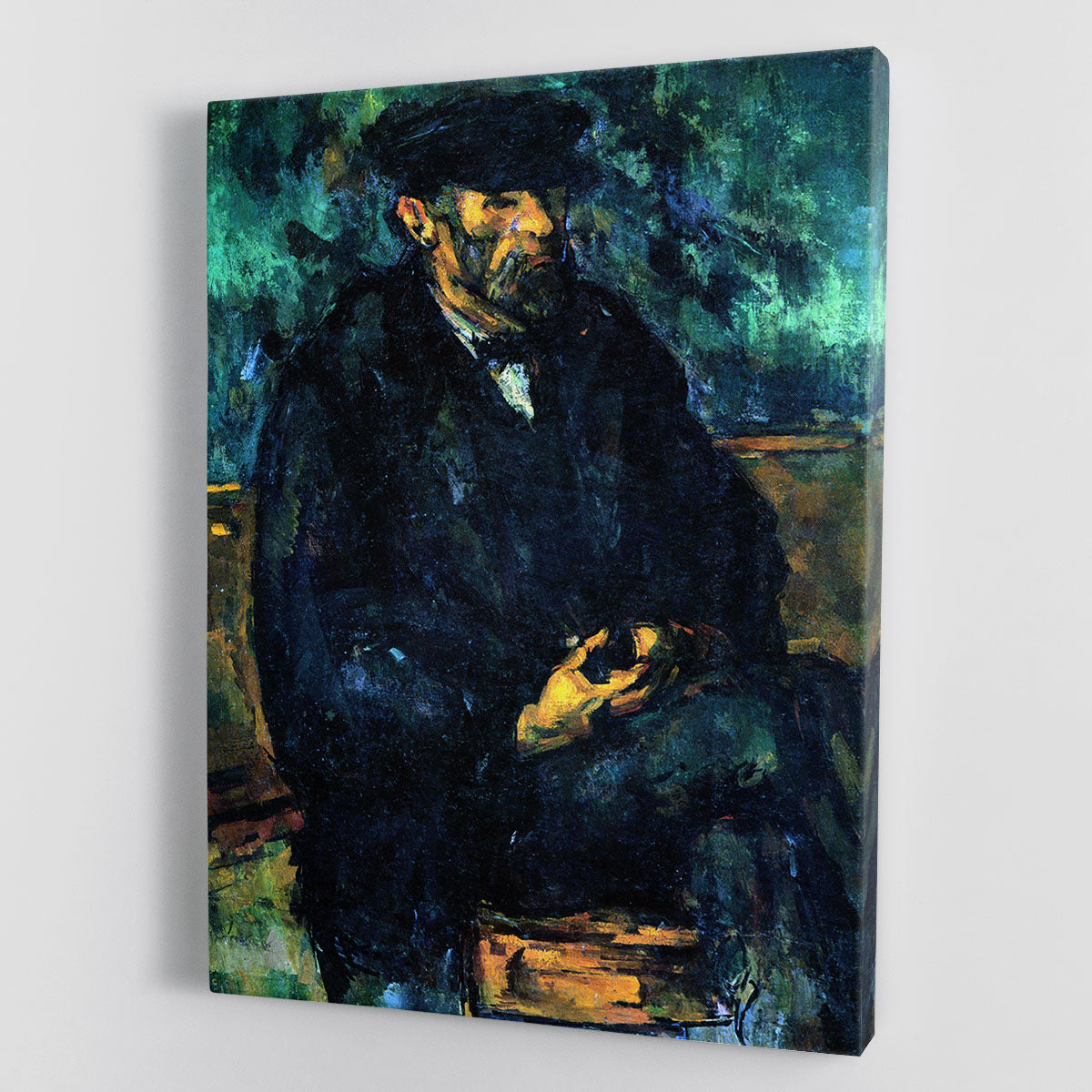 Portrait of Vallier by Cezanne Canvas Print or Poster - Canvas Art Rocks - 1