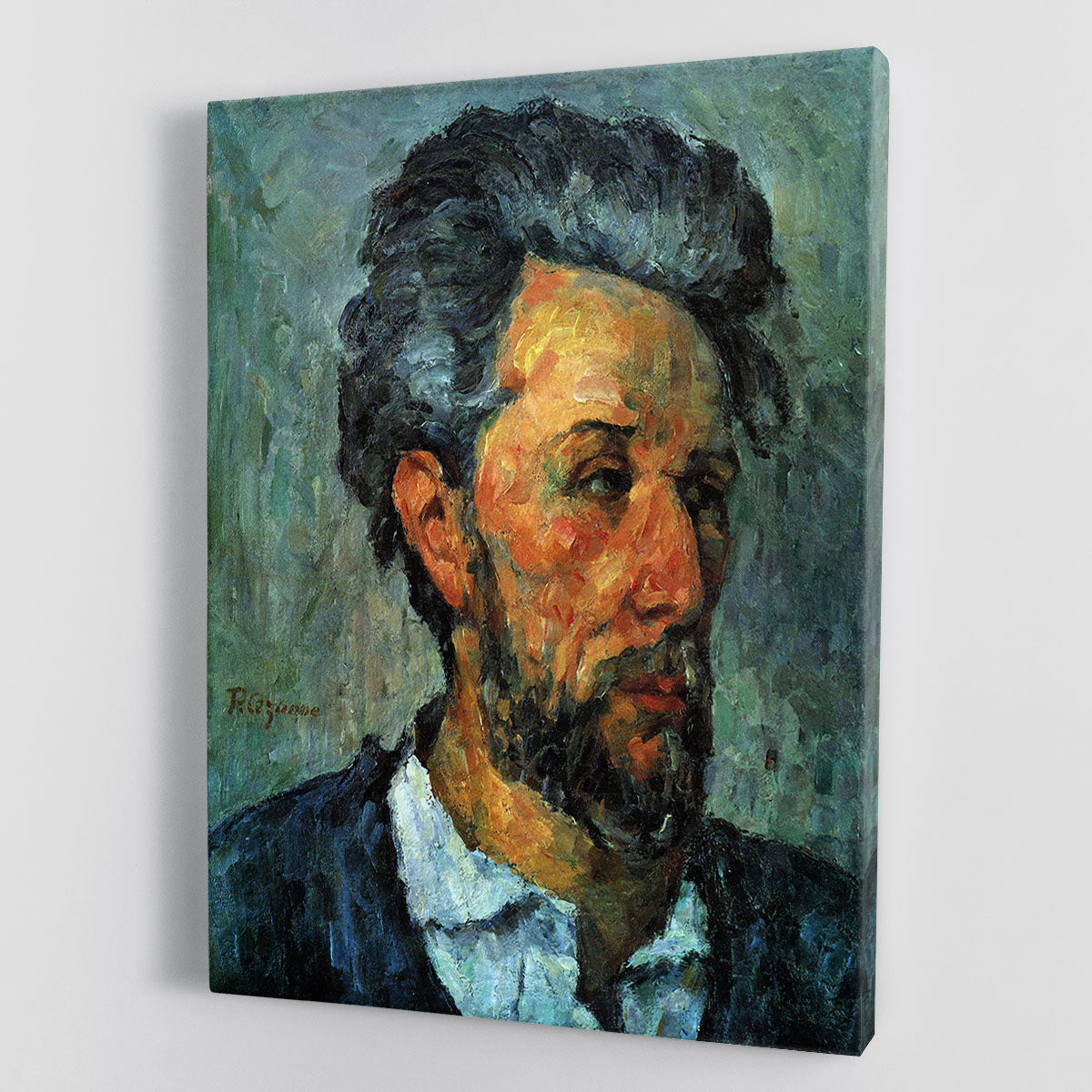 Portrait of Victor Chocquet by Cezanne Canvas Print or Poster - Canvas Art Rocks - 1