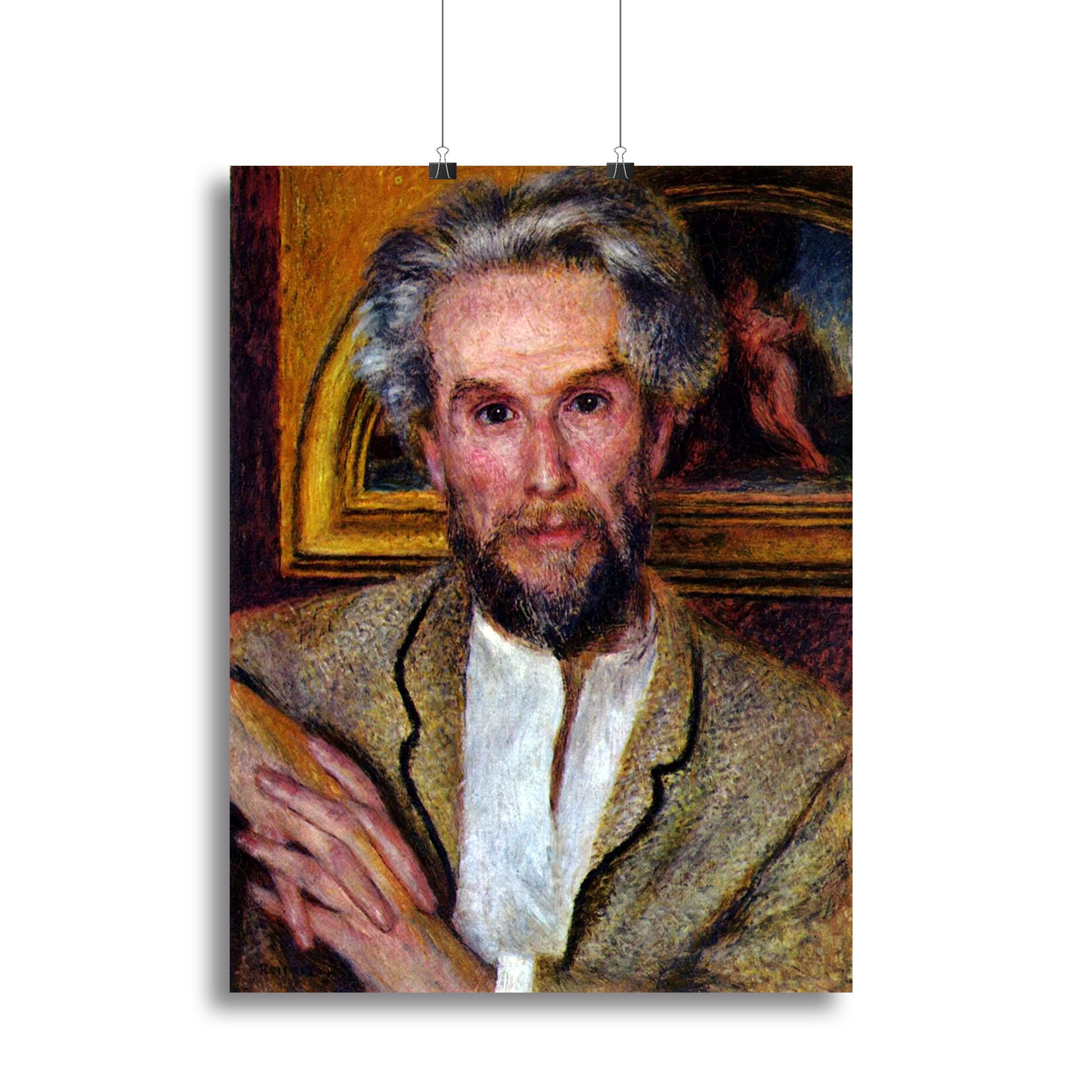 Portrait of Victor Chocquet by Renoir Canvas Print or Poster
