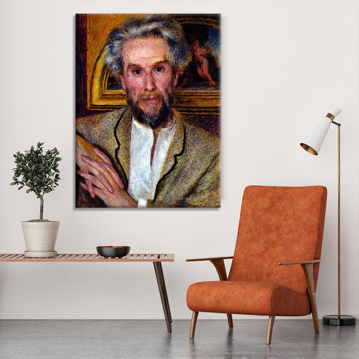 Portrait of Victor Chocquet by Renoir Canvas Print or Poster