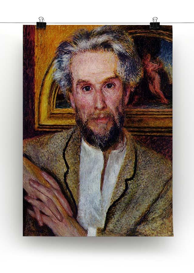 Portrait of Victor Chocquet by Renoir Canvas Print or Poster - Canvas Art Rocks - 2