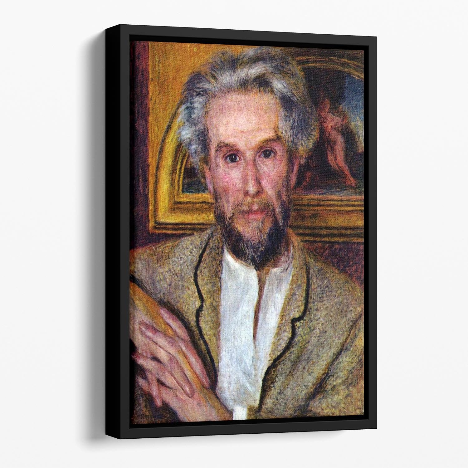 Portrait of Victor Chocquet by Renoir Floating Framed Canvas