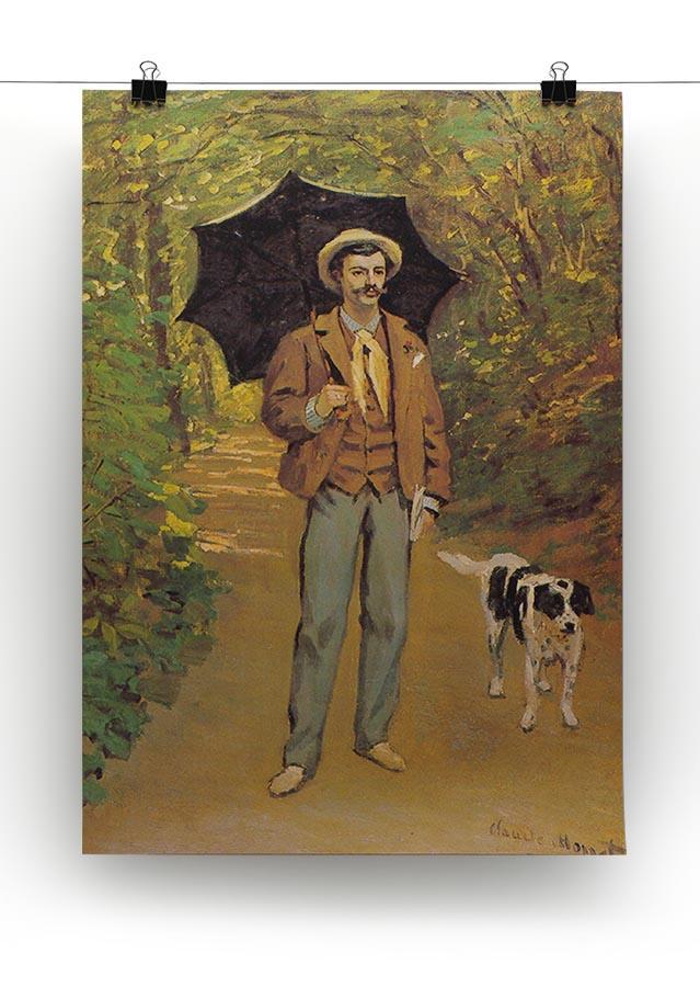 Portrait of Victor Jacquemont by Monet Canvas Print & Poster - Canvas Art Rocks - 2