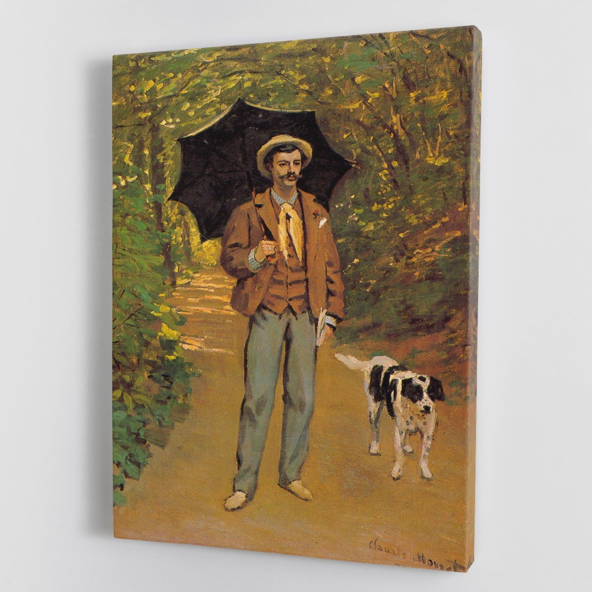 Portrait of Victor Jacquemont by Monet Canvas Print or Poster