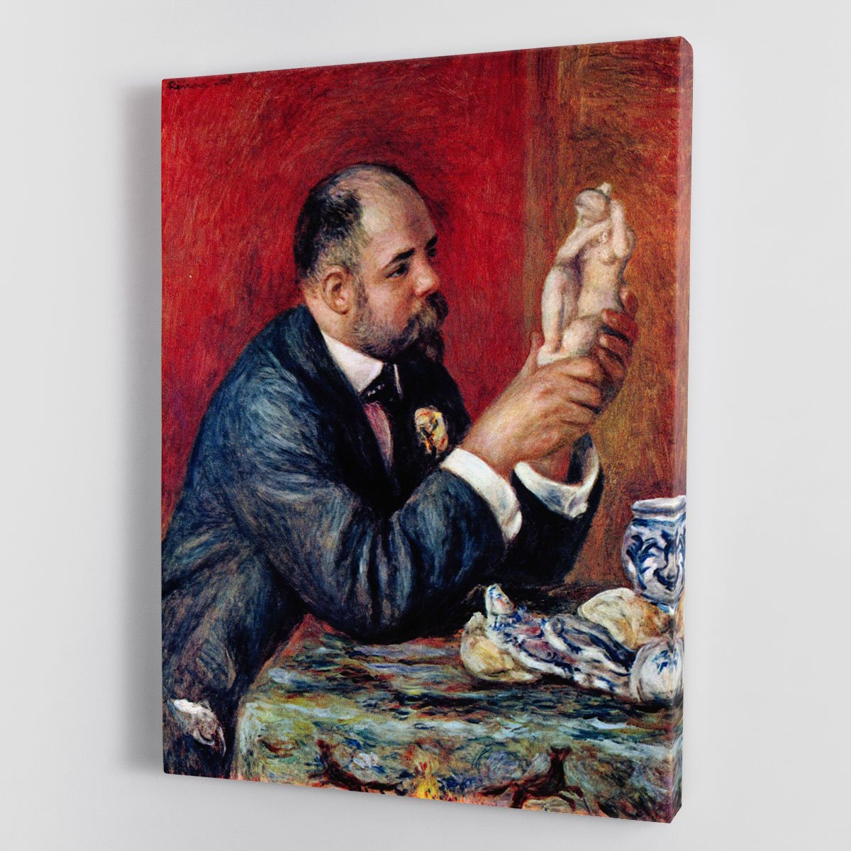 Portrait of Vollard by Renoir Canvas Print or Poster