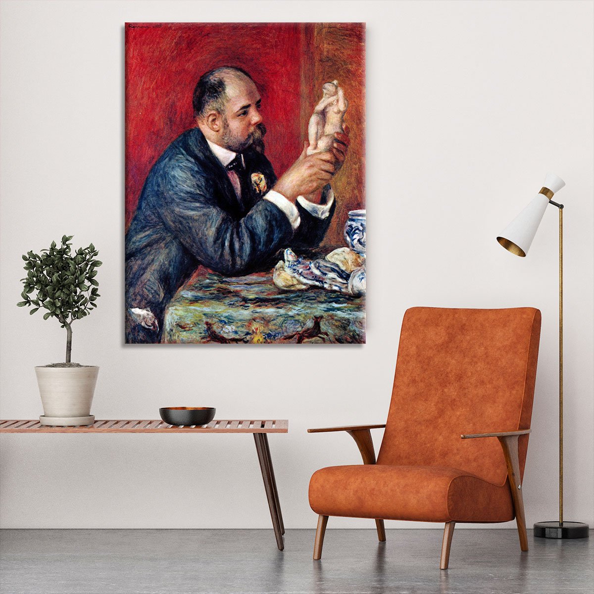 Portrait of Vollard by Renoir Canvas Print or Poster