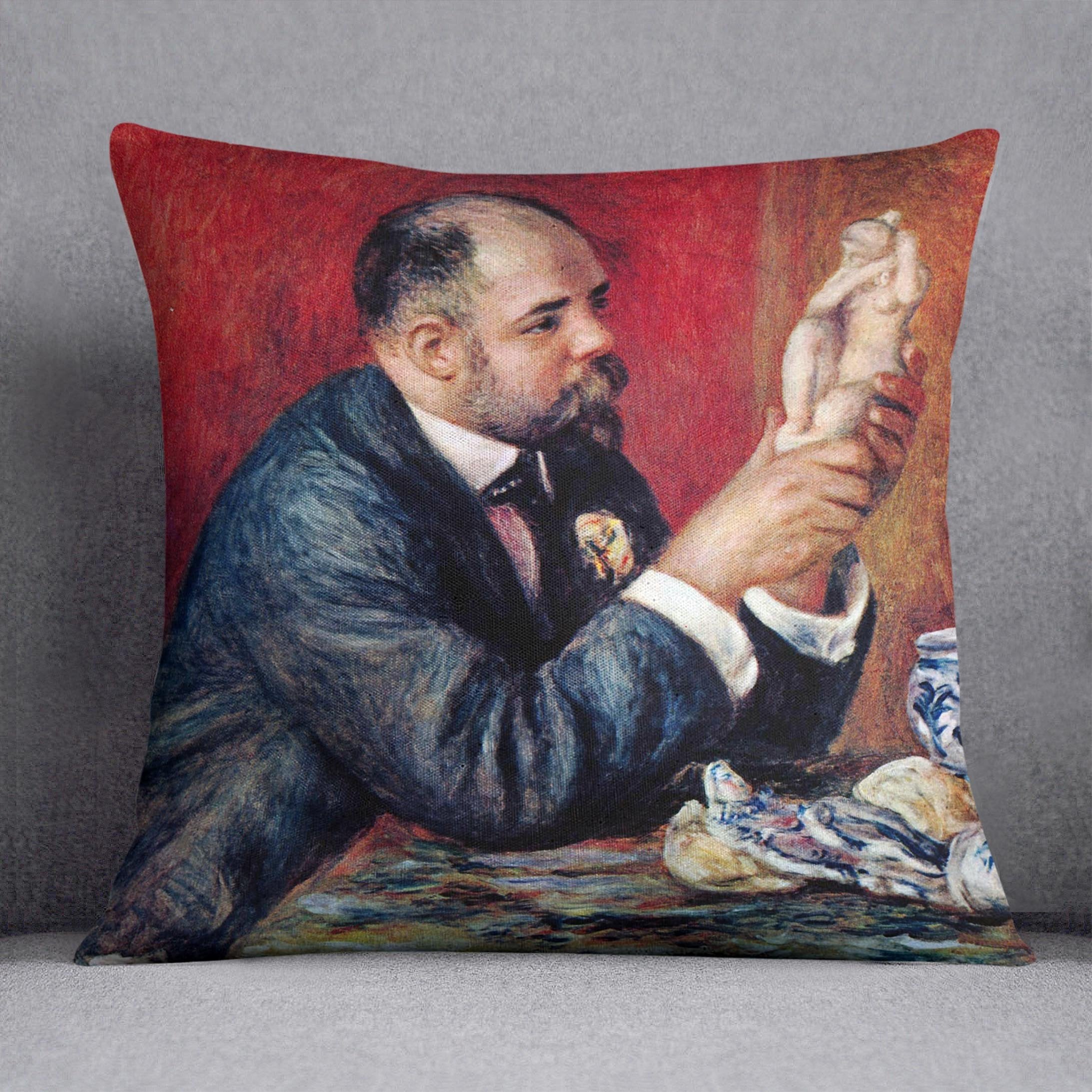 Portrait of Vollard by Renoir Throw Pillow