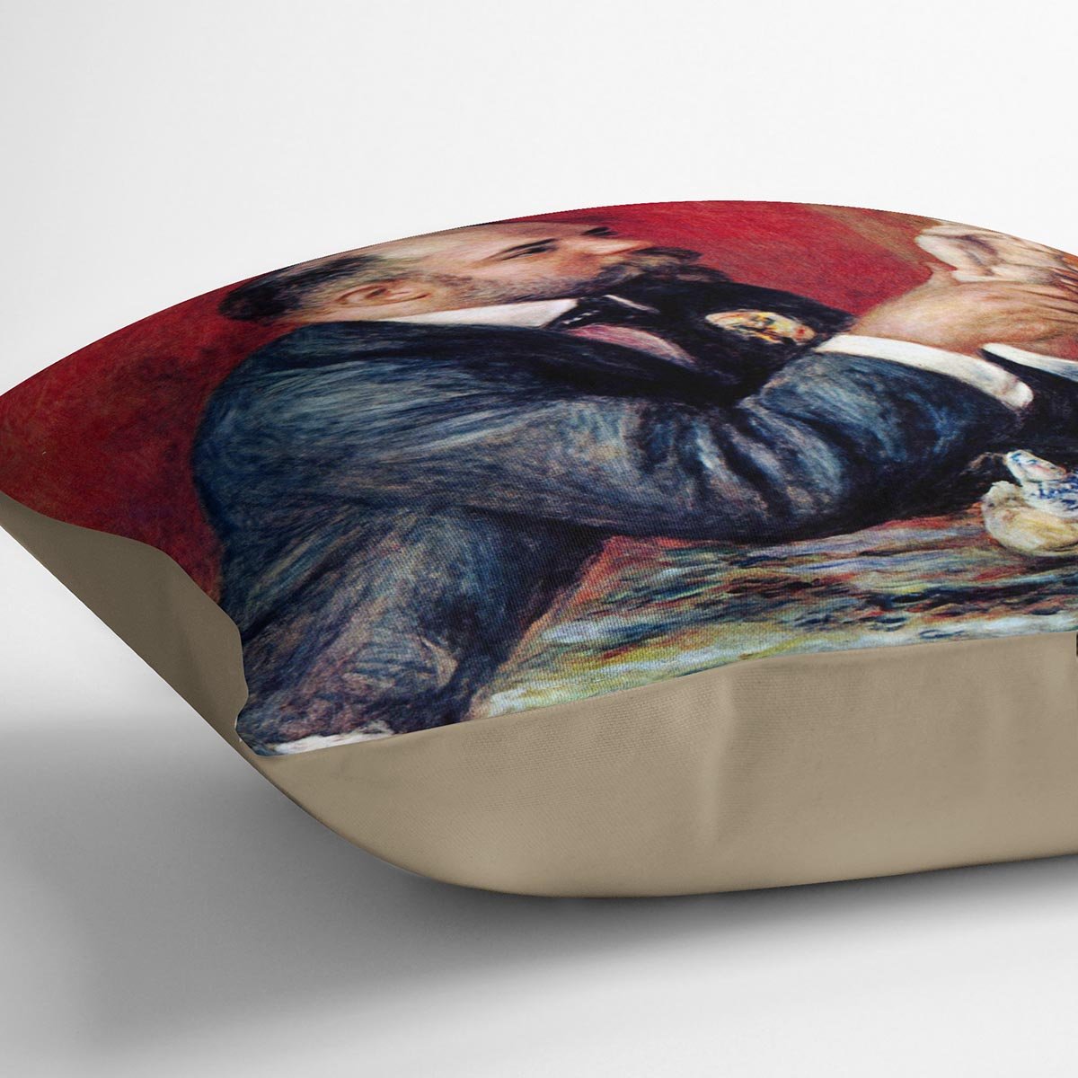 Portrait of Vollard by Renoir Throw Pillow