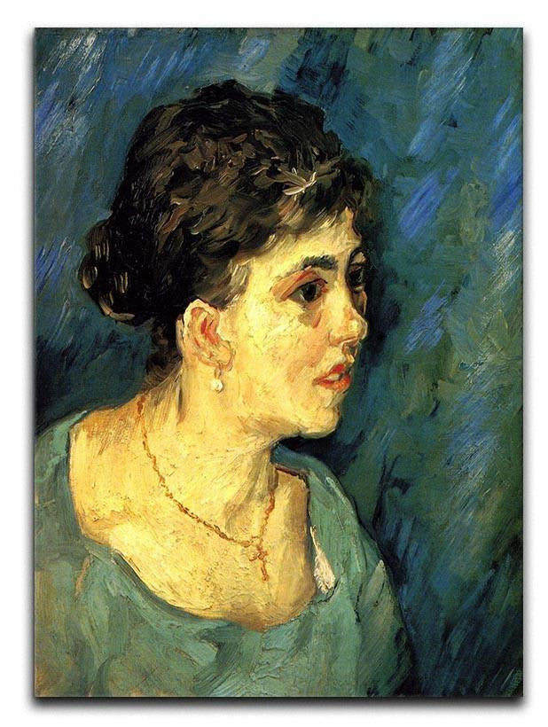 Portrait of Woman in Blue by Van Gogh Canvas Print & Poster  - Canvas Art Rocks - 1
