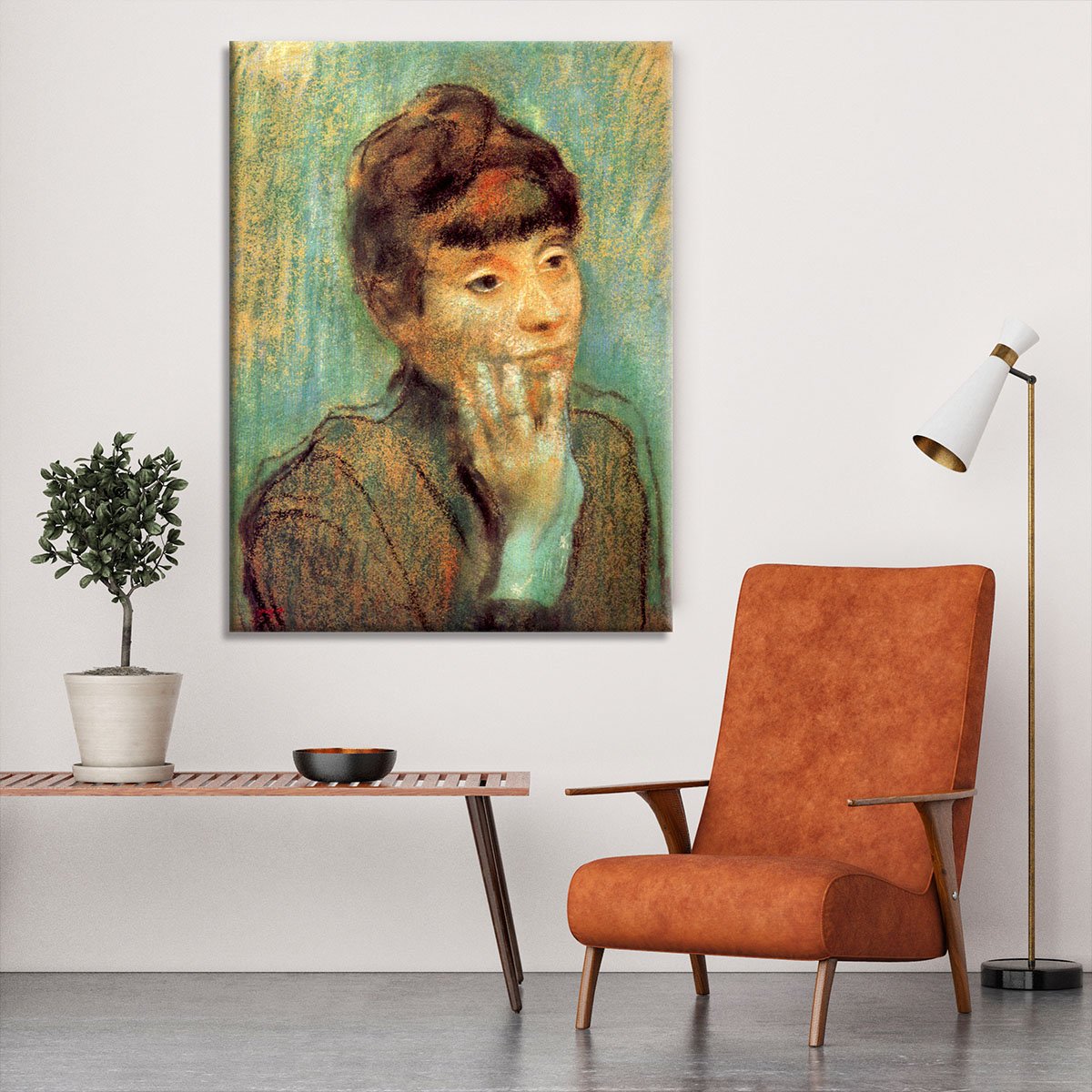 Portrait of a Lady by Degas Canvas Print or Poster
