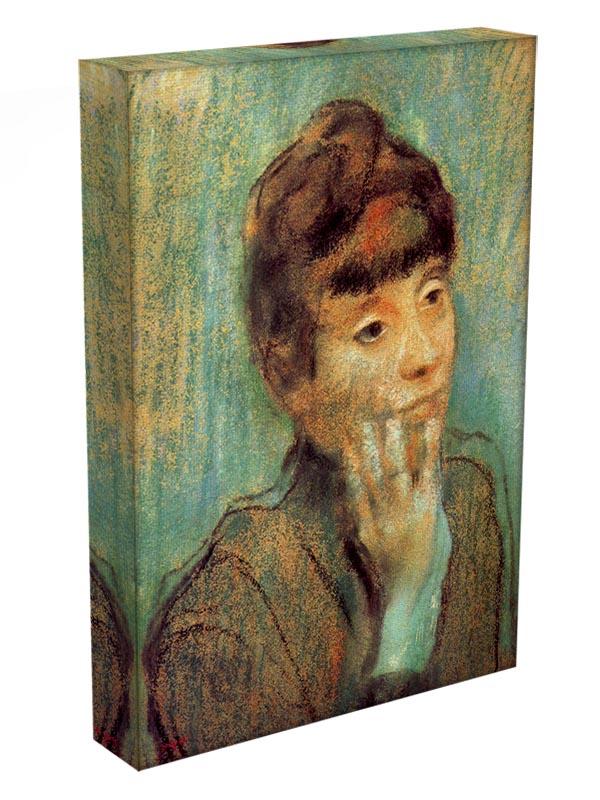 Portrait of a Lady by Degas Canvas Print or Poster - Canvas Art Rocks - 3