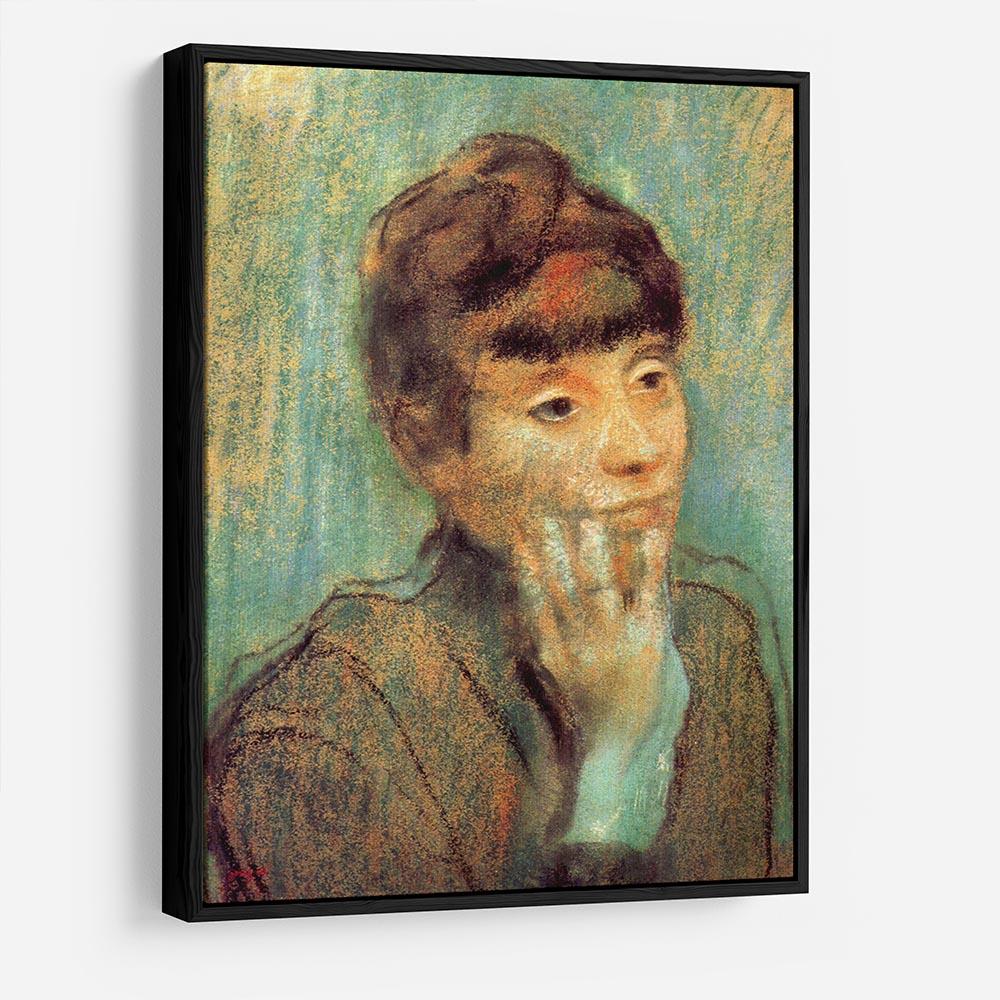 Portrait of a Lady by Degas HD Metal Print - Canvas Art Rocks - 6