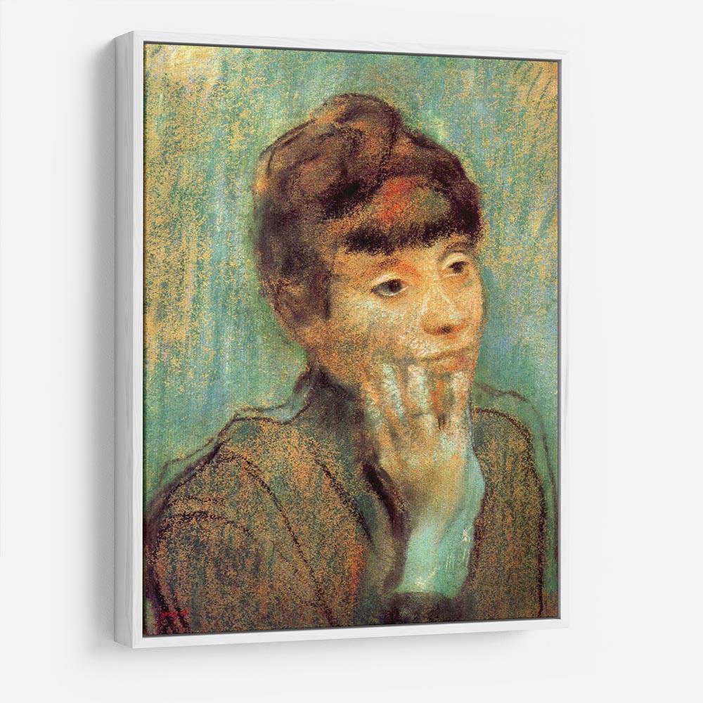 Portrait of a Lady by Degas HD Metal Print - Canvas Art Rocks - 7