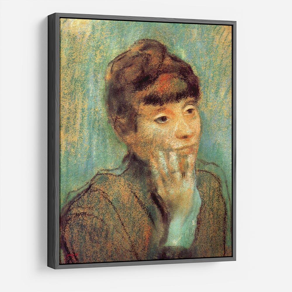 Portrait of a Lady by Degas HD Metal Print - Canvas Art Rocks - 9
