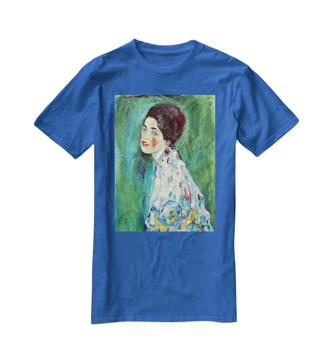 Portrait of a Lady by Klimt T-Shirt - Canvas Art Rocks - 2
