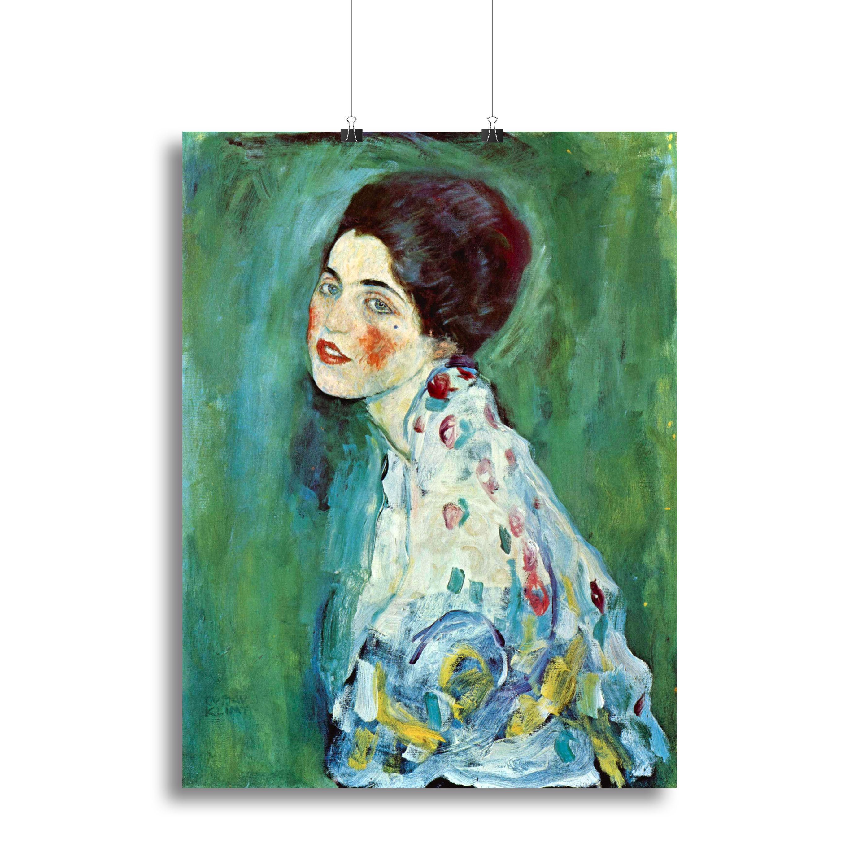 Portrait of a Lady by Klimt Canvas Print or Poster