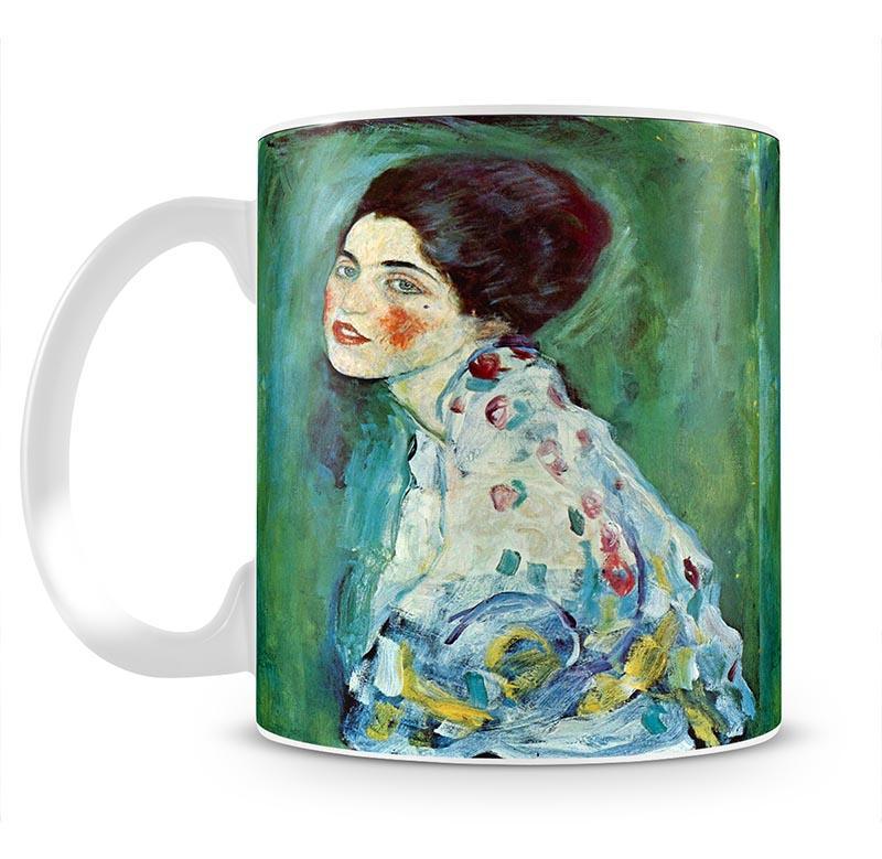 Portrait of a Lady by Klimt Mug - Canvas Art Rocks - 2