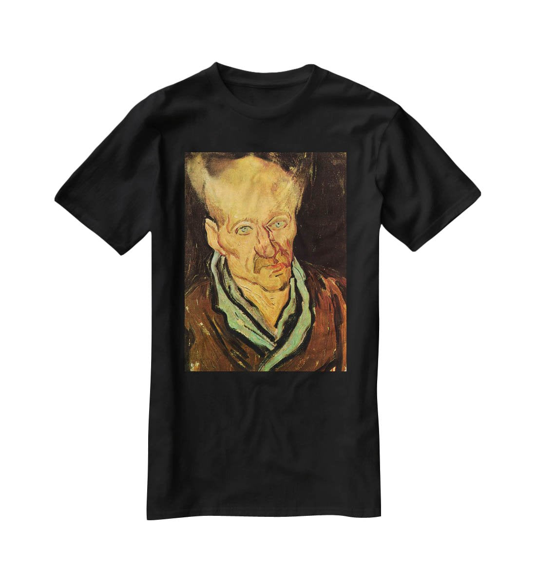 Portrait of a Patient in Saint-Paul Hospital by Van Gogh T-Shirt - Canvas Art Rocks - 1