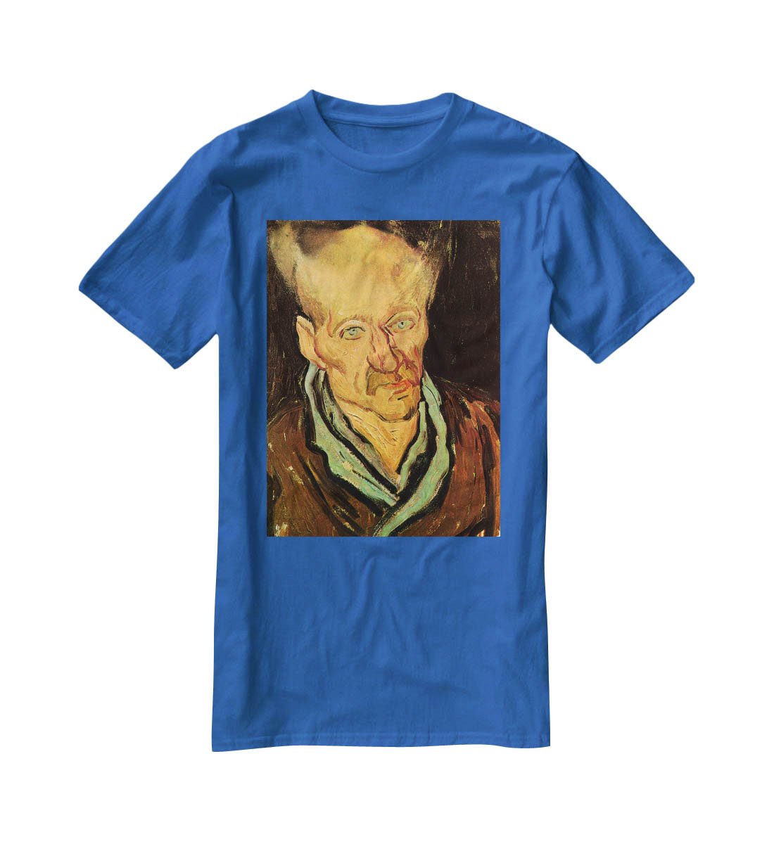 Portrait of a Patient in Saint-Paul Hospital by Van Gogh T-Shirt - Canvas Art Rocks - 2