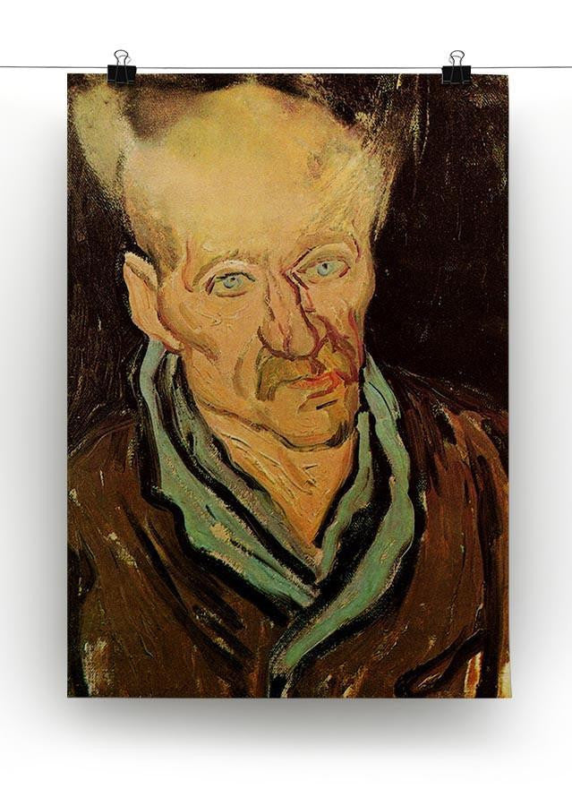 Portrait of a Patient in Saint-Paul Hospital by Van Gogh Canvas Print & Poster - Canvas Art Rocks - 2