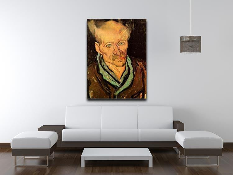 Portrait of a Patient in Saint-Paul Hospital by Van Gogh Canvas Print & Poster - Canvas Art Rocks - 4