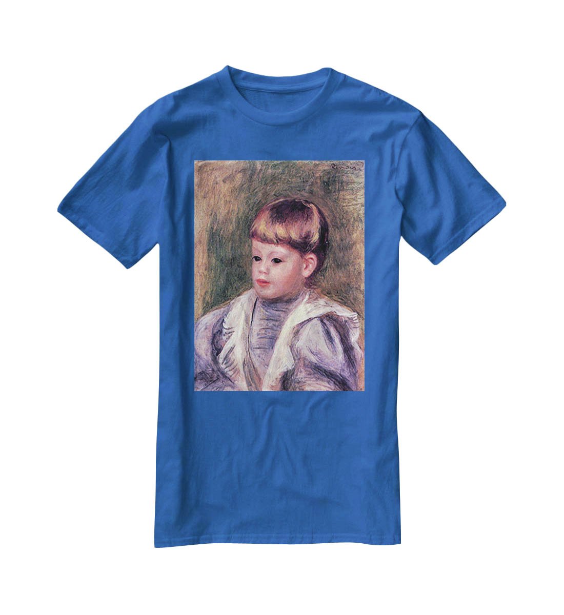 Portrait of a child Philippe Gangnat by Renoir T-Shirt - Canvas Art Rocks - 2