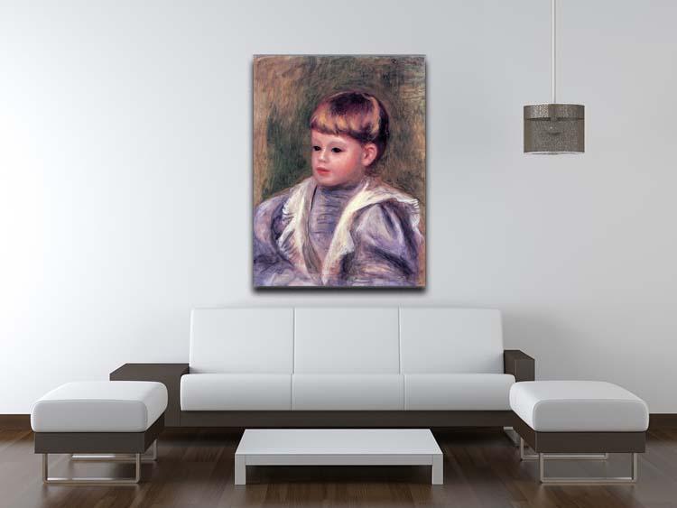 Portrait of a child Philippe Gangnat by Renoir Canvas Print or Poster - Canvas Art Rocks - 4