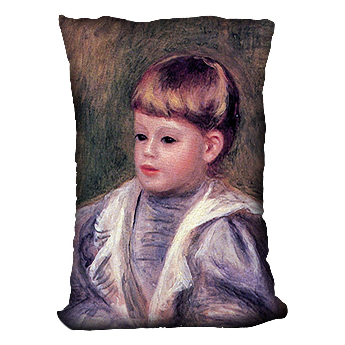 Portrait of a child Philippe Gangnat by Renoir Throw Pillow
