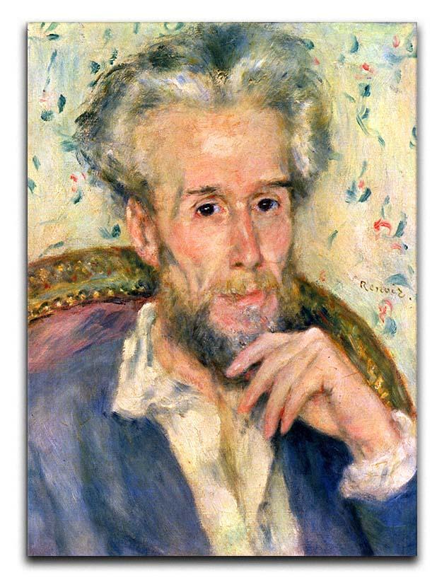 Portrait of a man by Renoir Canvas Print or Poster  - Canvas Art Rocks - 1