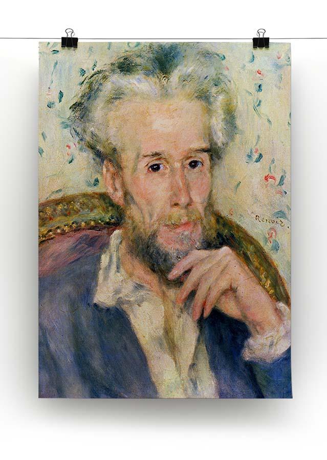 Portrait of a man by Renoir Canvas Print or Poster - Canvas Art Rocks - 2